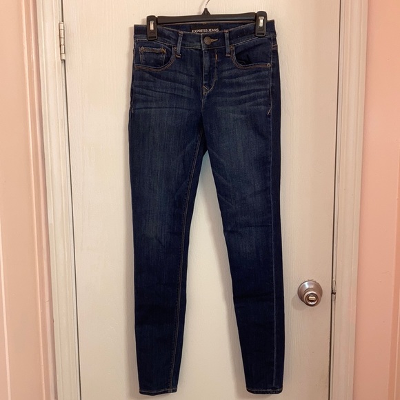 Express Mid Rise Legging Skinny Jean Excellent Condition